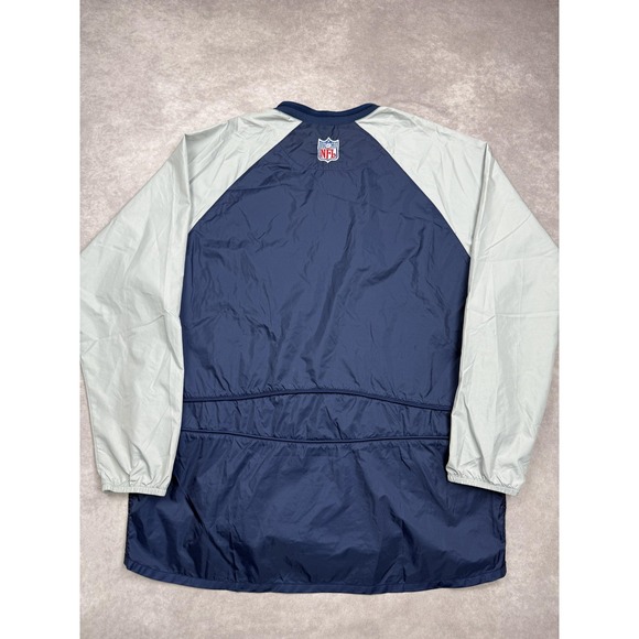 Dallas Cowboys Jacket Mens Medium Nike NFL Sideline Pullover Windbreaker Footbal - Picture 8 of 16